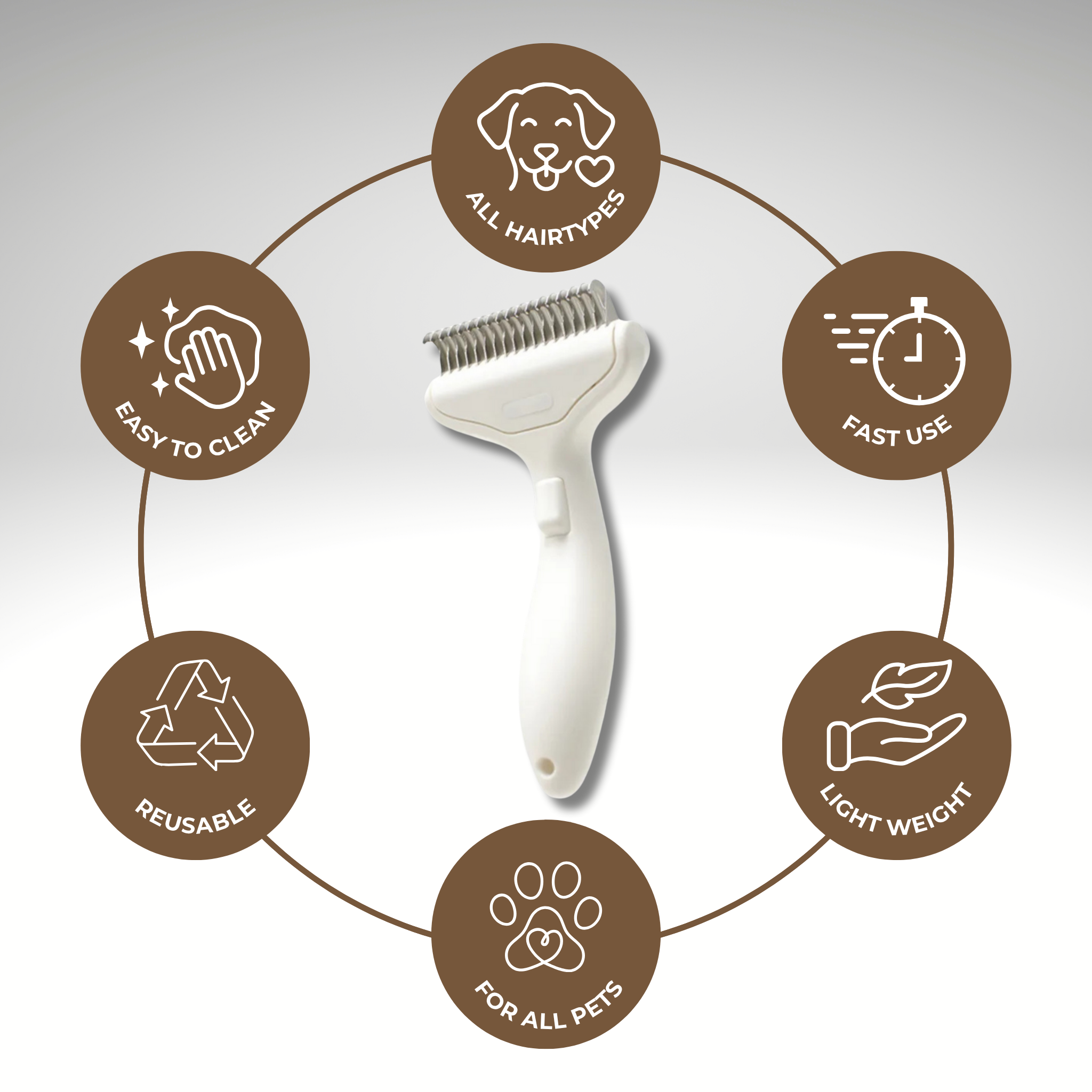 Pawra - Grooming Brush