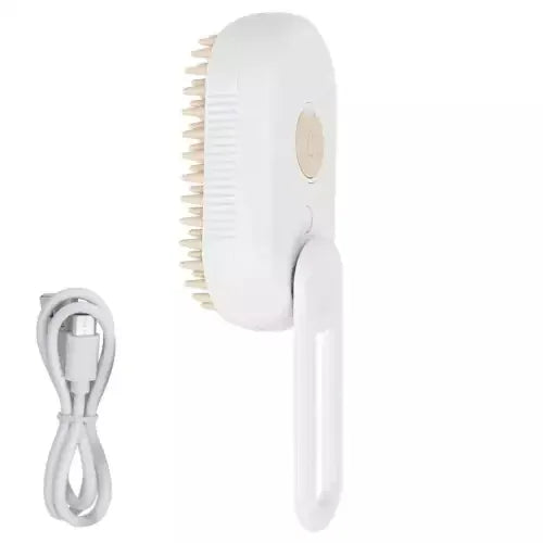 New Cat Dog Pet Spray Massage Brush One Button Steam Spray Folding Rotatable Floating Hair Bath Hair Removal Brush Comb